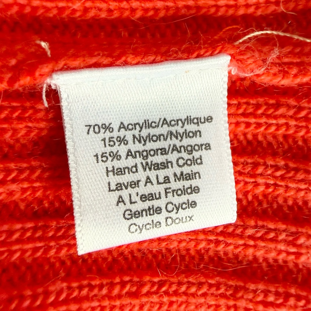 Urban Outfitters Cream and Orange V-Neck Sweater - Picture 11 of 12